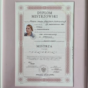 Dyplom Mistrzowski w zawodzie CUKIERNIK 17.03.2015
